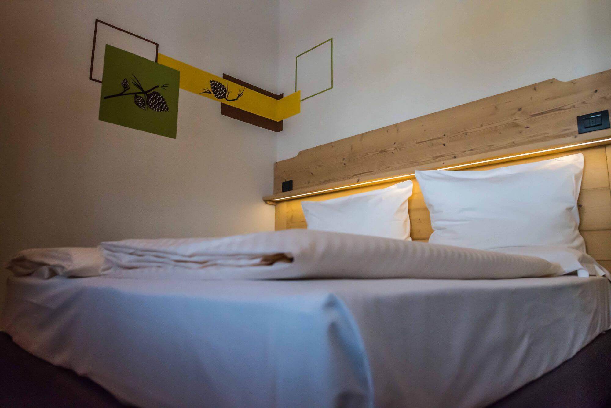 Letto matrimoniale: Hotel Le Alpi a Livigno