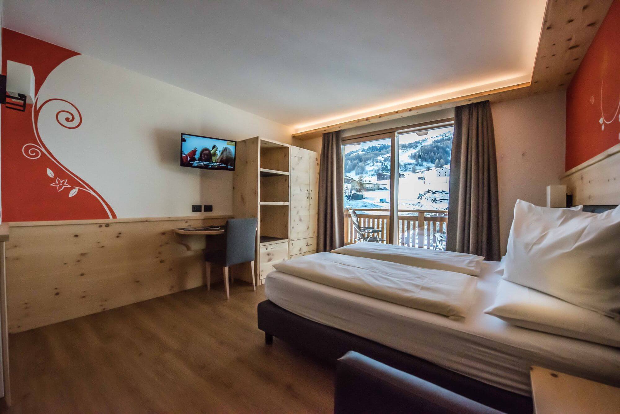 Decorazioni della Camera Superior: Hotel Le Alpi a Livigno